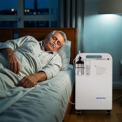Kaasaskantav 5L hapnikukontsentraatori CE Jay -5 BW reguleeritav meditsiiniline hapnikukontsentraator